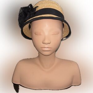 Kathy Jeanne floral straw hat